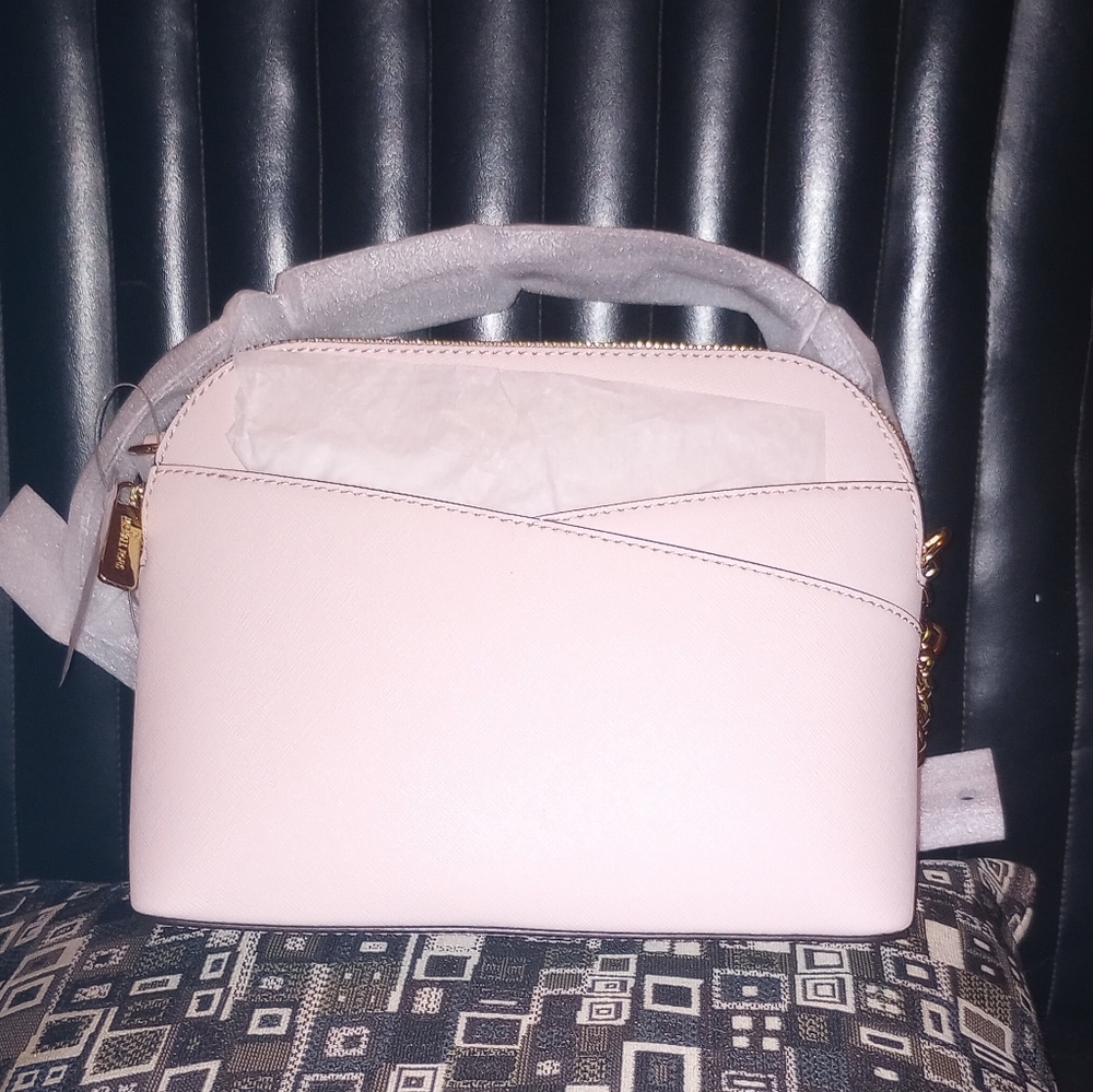 Michael Kors Jet Travel Powder Blush, Med Dome,NWT, BEAUTIFUL - Picture 4 of 7